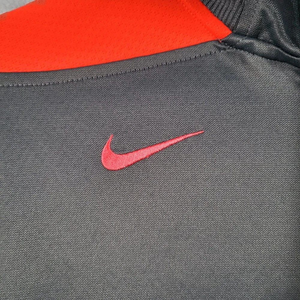 Nike Track Jacket Men's M‎ Gray Dri-Fit Full Zip Athletic Sportswear